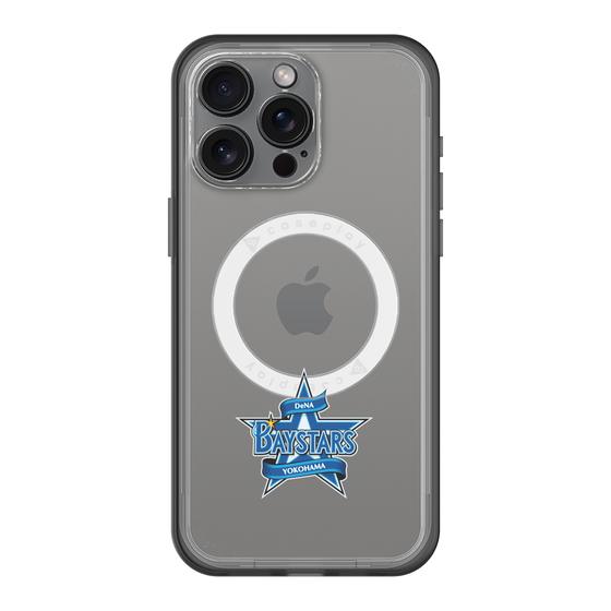 スリムプロテクションプレミアムケース with MagSafe［ 横浜DeNAベイスターズ - プライマリーマーク - クリア ］