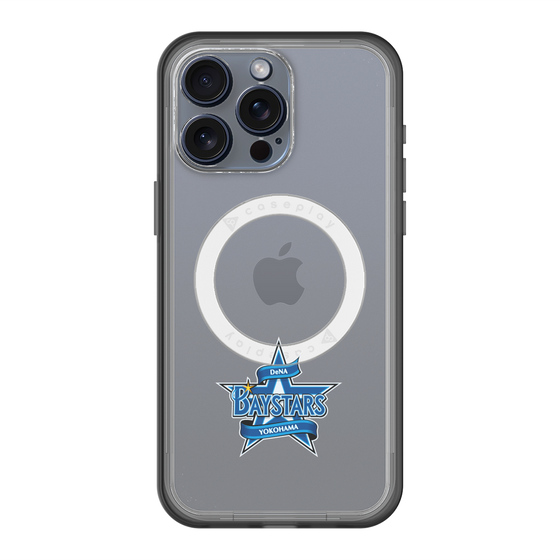 スリムプロテクションプレミアムケース with MagSafe［ 横浜DeNAベイスターズ - プライマリーマーク - クリア ］