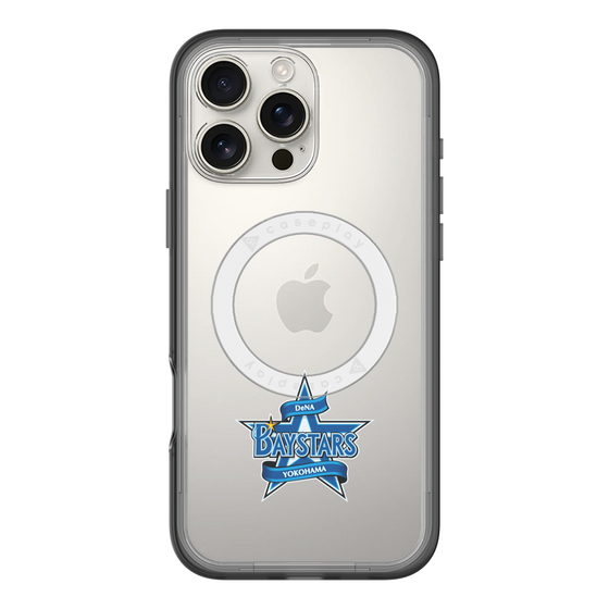 スリムプロテクションプレミアムケース with MagSafe［ 横浜DeNAベイスターズ - プライマリーマーク - クリア ］