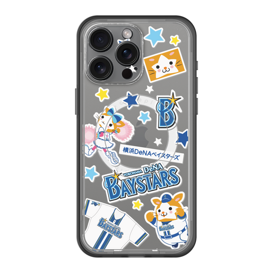 スリムプロテクションプレミアムケース with MagSafe［ 横浜DeNAベイスターズ - ステッカー ］