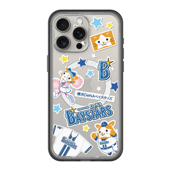 スリムプロテクションプレミアムケース with MagSafe［ 横浜DeNAベイスターズ - ステッカー ］