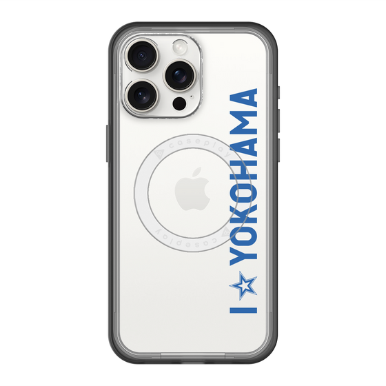 スリムプロテクションプレミアムケース with MagSafe［ 横浜DeNAベイスターズ - I ☆ YOKOHAMA - 縦 ］