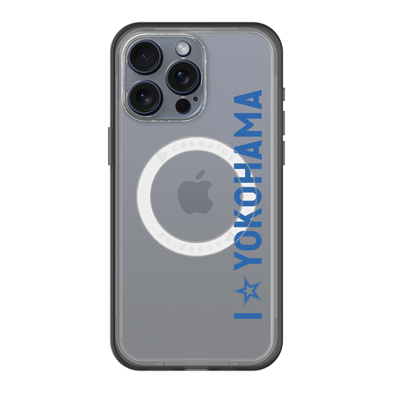 スリムプロテクションプレミアムケース with MagSafe［ 横浜DeNAベイスターズ - I ☆ YOKOHAMA - 縦 ］