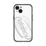 スリムプロテクションプレミアムケース with MagSafe［ LATENCY - Circle logo - White ］