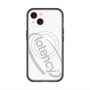 スリムプロテクションプレミアムケース with MagSafe［ LATENCY - Circle logo - White ］