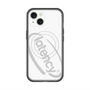 スリムプロテクションプレミアムケース with MagSafe［ LATENCY - Circle logo - White ］