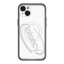 スリムプロテクションプレミアムケース with MagSafe［ LATENCY - Circle logo - White ］