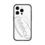 スリムプロテクションプレミアムケース with MagSafe［ LATENCY - Circle logo - White ］