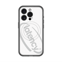 スリムプロテクションプレミアムケース with MagSafe［ LATENCY - Circle logo - White ］