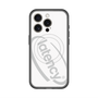 スリムプロテクションプレミアムケース with MagSafe［ LATENCY - Circle logo - White ］