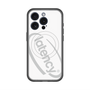 スリムプロテクションプレミアムケース with MagSafe［ LATENCY - Circle logo - White ］