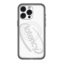 スリムプロテクションプレミアムケース with MagSafe［ LATENCY - Circle logo - White ］