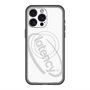 スリムプロテクションプレミアムケース with MagSafe［ LATENCY - Circle logo - White ］