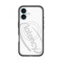 スリムプロテクションプレミアムケース with MagSafe［ LATENCY - Circle logo - White ］