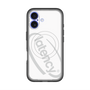 スリムプロテクションプレミアムケース with MagSafe［ LATENCY - Circle logo - White ］