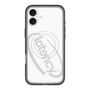 スリムプロテクションプレミアムケース with MagSafe［ LATENCY - Circle logo - White ］