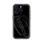 スリムプロテクションプレミアムケース with MagSafe［ LATENCY - Circle logo - Black ］
