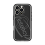 スリムプロテクションプレミアムケース with MagSafe［ LATENCY - Circle logo - Black ］
