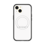 スリムプロテクションプレミアムケース with MagSafe［ LATENCY - Logotype - White ］