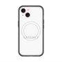スリムプロテクションプレミアムケース with MagSafe［ LATENCY - Logotype - White ］