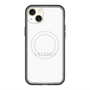 スリムプロテクションプレミアムケース with MagSafe［ LATENCY - Logotype - White ］