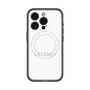 スリムプロテクションプレミアムケース with MagSafe［ LATENCY - Logotype - White ］