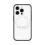 スリムプロテクションプレミアムケース with MagSafe［ LATENCY - Logotype - White ］