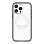 スリムプロテクションプレミアムケース with MagSafe［ LATENCY - Logotype - White ］