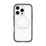 スリムプロテクションプレミアムケース with MagSafe［ LATENCY - Logotype - White ］
