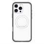 スリムプロテクションプレミアムケース with MagSafe［ LATENCY - Logotype - White ］