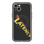スリムプロテクションプレミアムケース with MagSafe［ LATENCY - Rock logo - Black ］