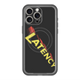 スリムプロテクションプレミアムケース with MagSafe［ LATENCY - Rock logo - Black ］