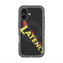 スリムプロテクションプレミアムケース with MagSafe［ LATENCY - Rock logo - Black ］