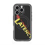 スリムプロテクションプレミアムケース with MagSafe［ LATENCY - Rock logo - Black ］