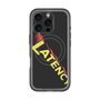 スリムプロテクションプレミアムケース with MagSafe［ LATENCY - Rock logo - Black ］