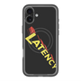 スリムプロテクションプレミアムケース with MagSafe［ LATENCY - Rock logo - Black ］