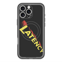 スリムプロテクションプレミアムケース with MagSafe［ LATENCY - Rock logo - Black ］