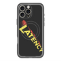 スリムプロテクションプレミアムケース with MagSafe［ LATENCY - Rock logo - Black ］