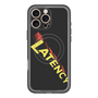 スリムプロテクションプレミアムケース with MagSafe［ LATENCY - Rock logo - Black ］