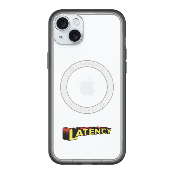 スリムプロテクションプレミアムケース with MagSafe［ LATENCY - Rock logo ］