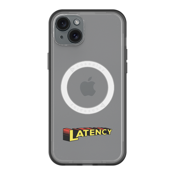 スリムプロテクションプレミアムケース with MagSafe［ LATENCY - Rock logo ］
