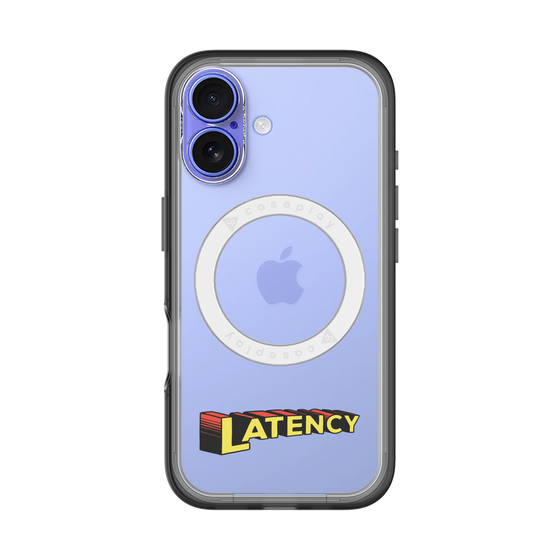 スリムプロテクションプレミアムケース with MagSafe［ LATENCY - Rock logo ］