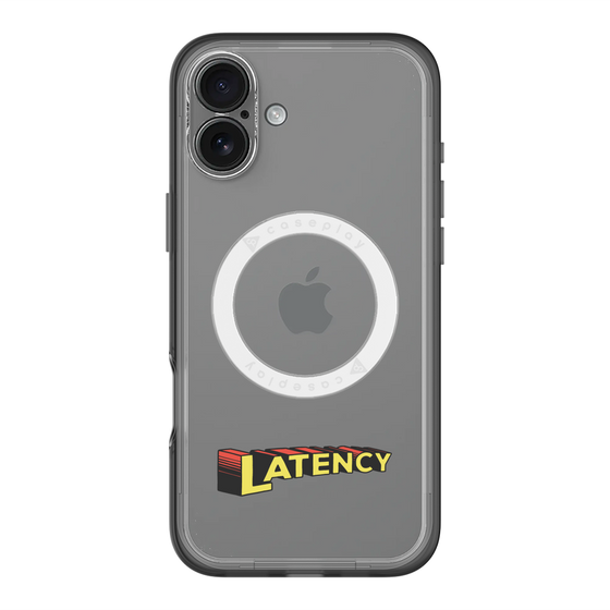 スリムプロテクションプレミアムケース with MagSafe［ LATENCY - Rock logo ］