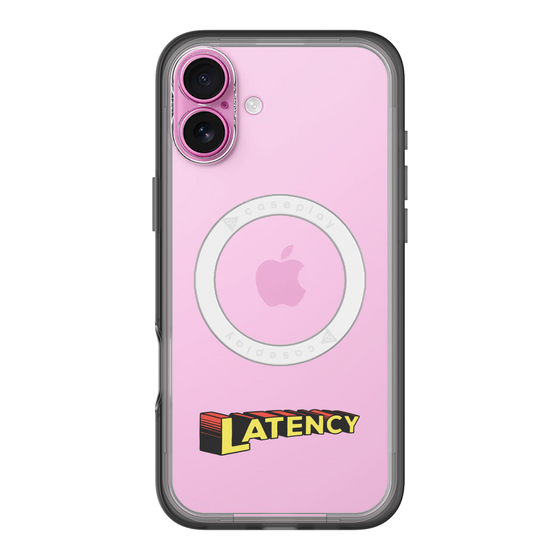 スリムプロテクションプレミアムケース with MagSafe［ LATENCY - Rock logo ］