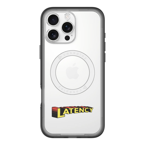 スリムプロテクションプレミアムケース with MagSafe［ LATENCY - Rock logo ］