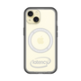 スリムプロテクションプレミアムケース with MagSafe［ LATENCY - Circle logo - Gray ］