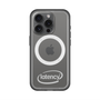 スリムプロテクションプレミアムケース with MagSafe［ LATENCY - Circle logo - Gray ］