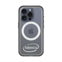 スリムプロテクションプレミアムケース with MagSafe［ LATENCY - Circle logo - Gray ］