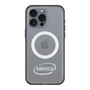 スリムプロテクションプレミアムケース with MagSafe［ LATENCY - Circle logo - Gray ］