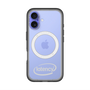 スリムプロテクションプレミアムケース with MagSafe［ LATENCY - Circle logo - Gray ］